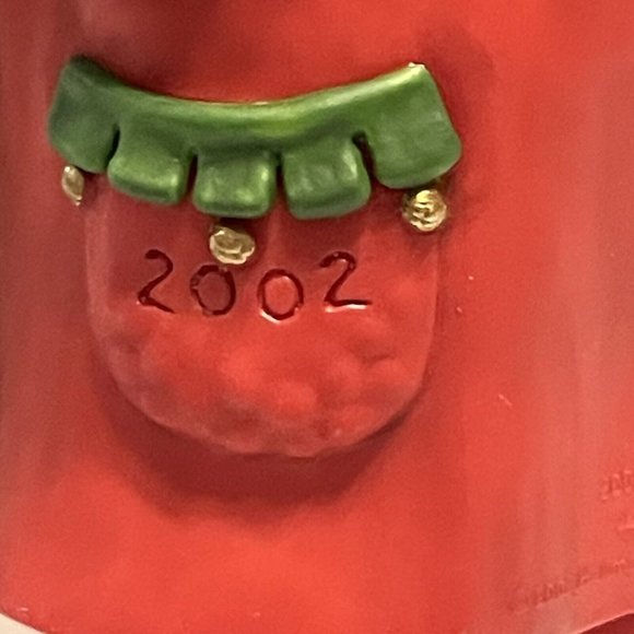 Vintage 2002 Hallmark Keepsake checking THE  LIST Christmas Ornament Santa Claus - Picture 8 of 13